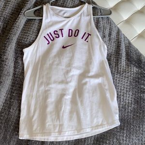 Nike Girl white tank